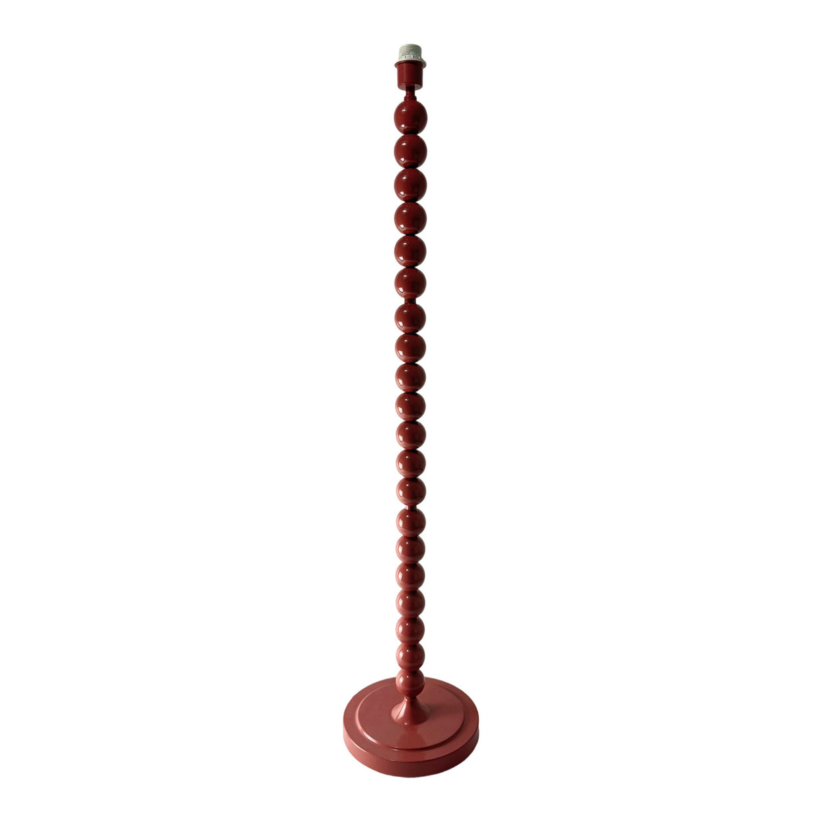 Carousel Metal Floor Lamp Base Red 129cm