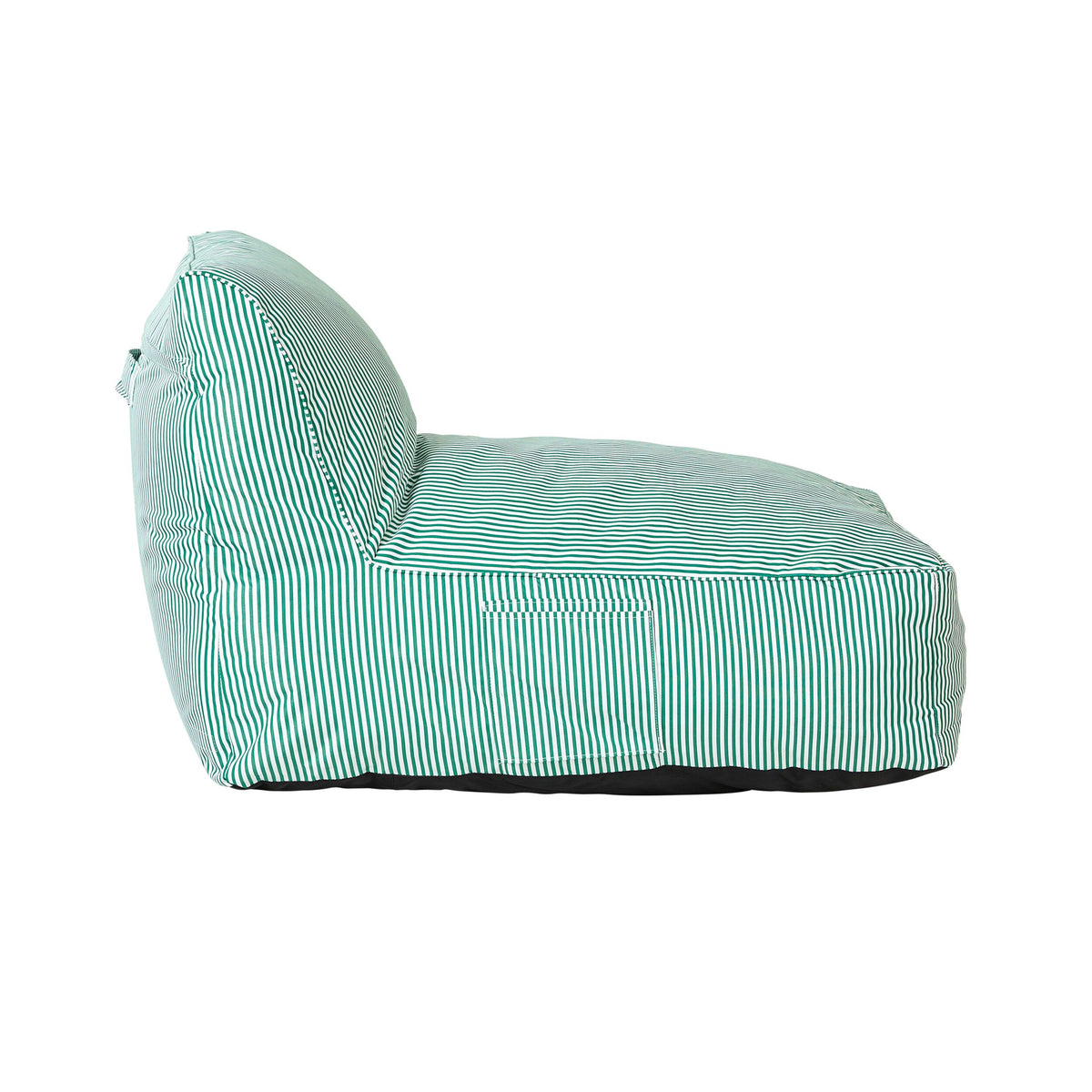 Jax Foam Filled Lounger Green Stripe