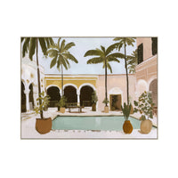 Riviera Casa II Textured Framed Artwork 80x60cm