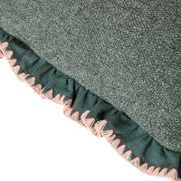 Rosalia Ruffle Cushion Eucalyptus 50x50cm