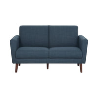 Frankie 2 Seater Sofa Steel Blue Weave