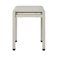 Tomi Alumnium Stool Taupe