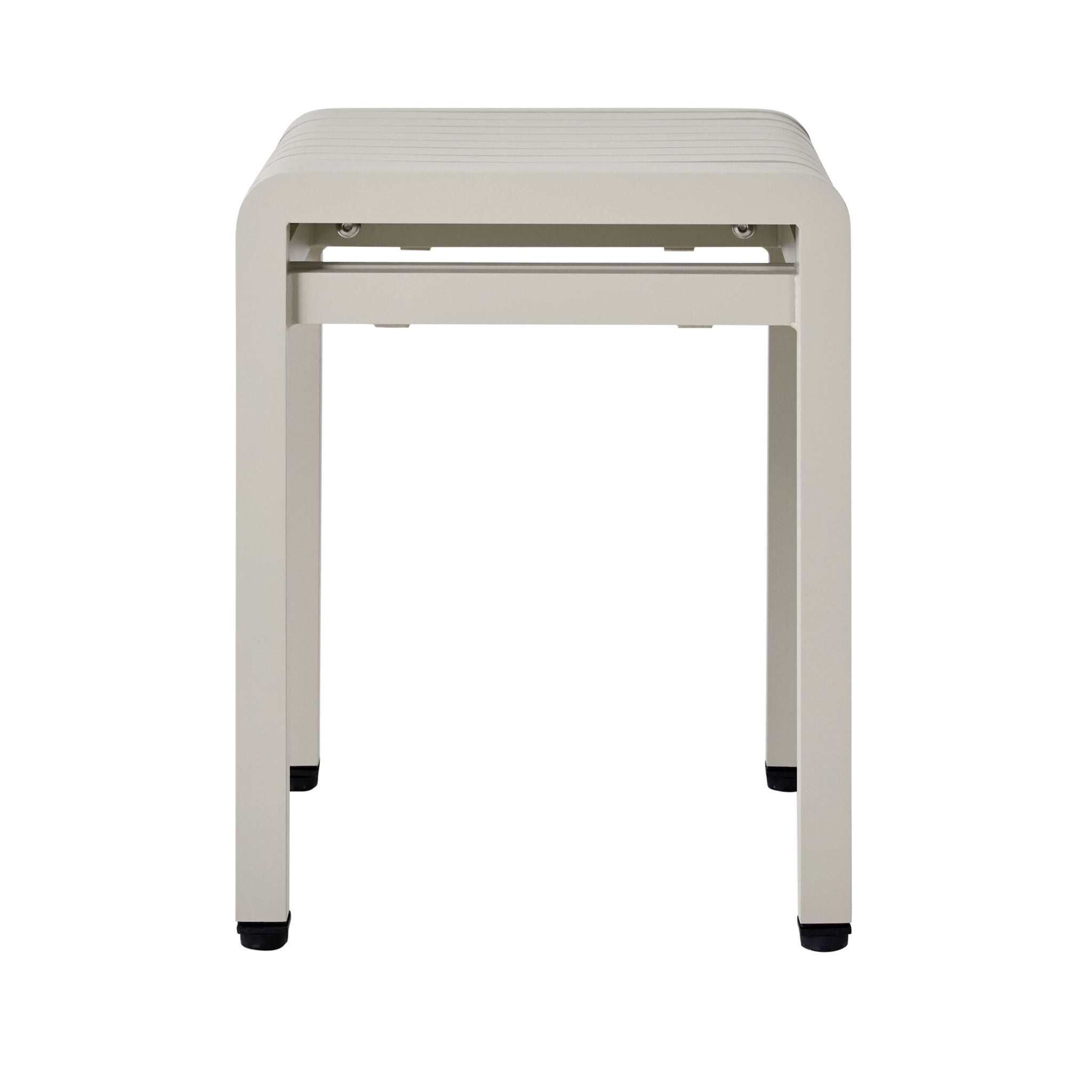 Tomi Alumnium Stool Taupe