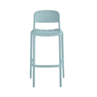 Em Weave Bar Stool Steely Green