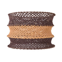 Julio Drum Cotton Rope Pendant Rust 50cm - SHADE ONLY