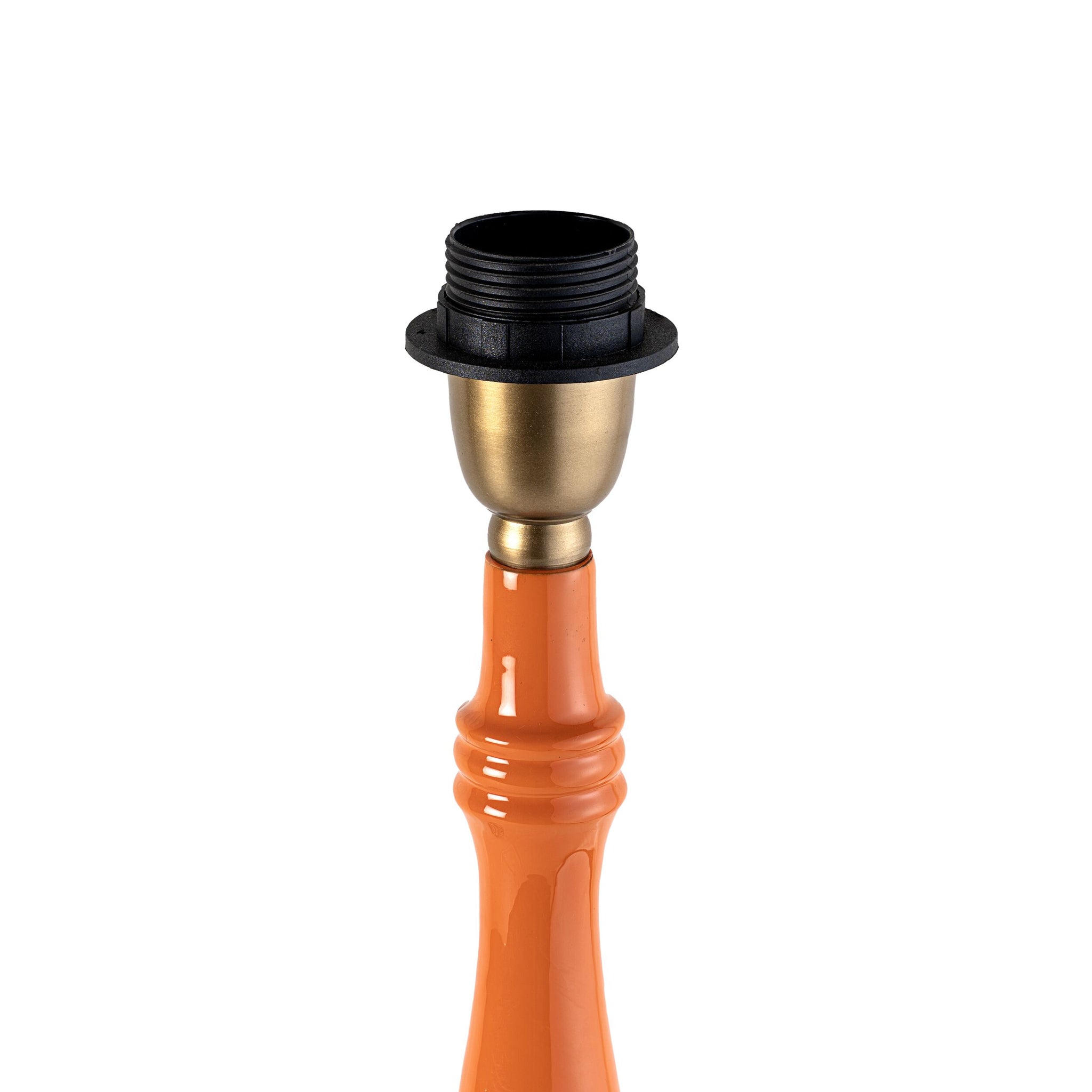 Windsor Wooden Table Burnt Orange Base Only 14x28cm