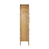Serene Curved Display Cabinet Natural
