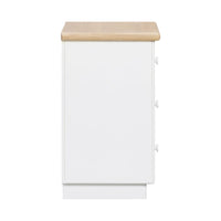 Saige 3 Drawer Bedside Table