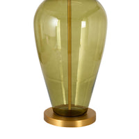 Verdant Glass Table Lamp Green 84cm
