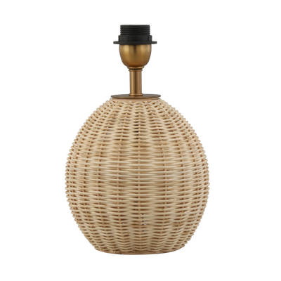 Marina Rattan Table Lamp Base 19x19x21cm