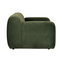 Alexis Velvet Armchair Eucalyptus