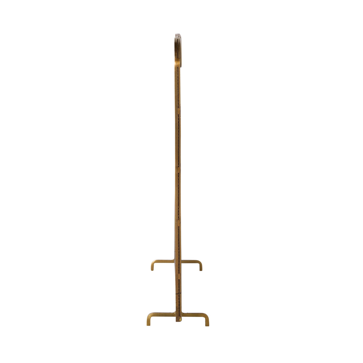 Flo Fire Screen Brass Antique