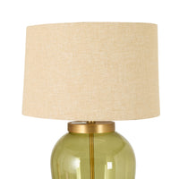 Verdant Glass Table Lamp Green 84cm