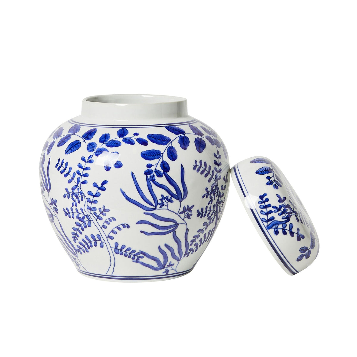 Celadon Blooms Ginger Jar 29x29x30.5cm