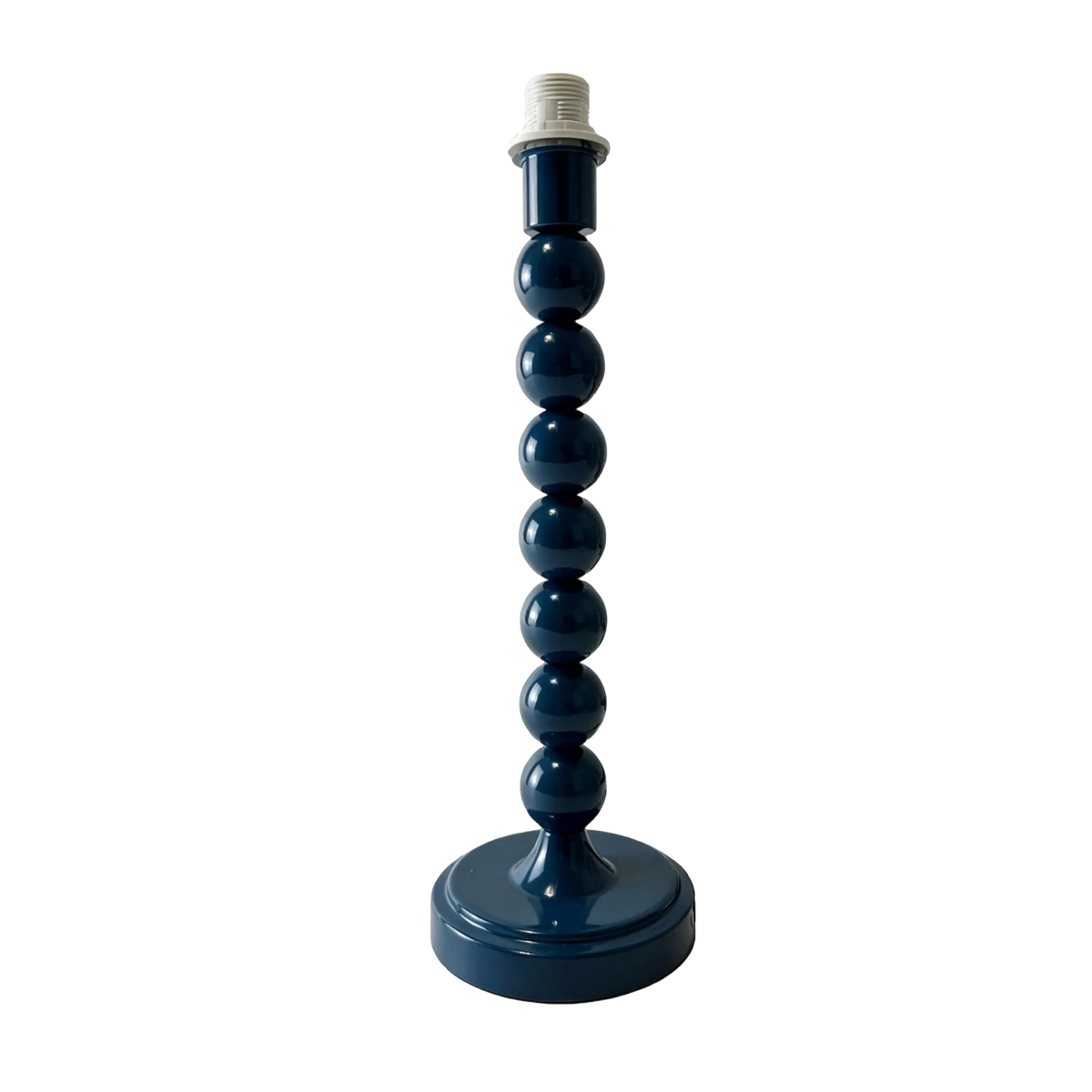 Carousel Metal Table Lamp Base Blue 31cm